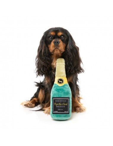 Plüschspielzeug für Hunde FuzzYard Flasche Pup The Cork mit Quietscher
