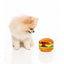 FuzzYard Burger Plüschspielzeug für Hunde mit Quietscher