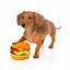 FuzzYard Burger Plüschspielzeug für Hunde mit Quietscher