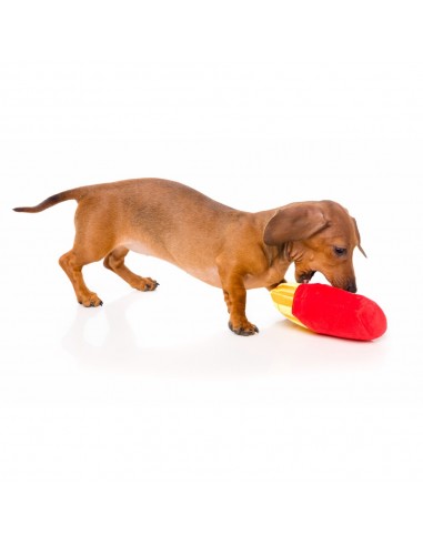 FuzzYard Pommes Plüschspielzeug für Hunde mit Quietscher