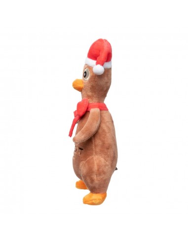 FuzzYard Chicken It Twice Chook Weihnachts-Plüschspielzeug für Hunde