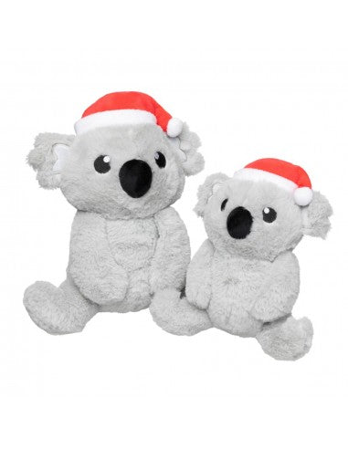 FuzzYard Coco Koala Weihnachts-Plüschspielzeug für Hunde, Größe L