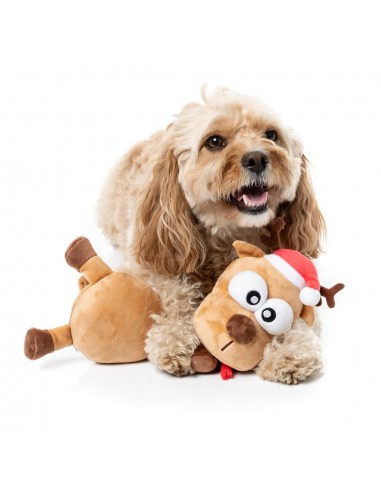 Weihnachts-Kuscheltier für Hunde FuzzYard Domineck the Reindeer
