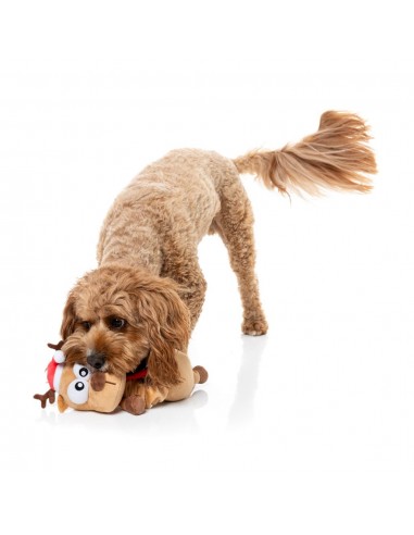 Weihnachts-Kuscheltier für Hunde FuzzYard Domineck the Reindeer