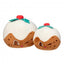 FuzzYard Hey Puddin' Weihnachts-Kuscheltier für Hunde (Größe S)