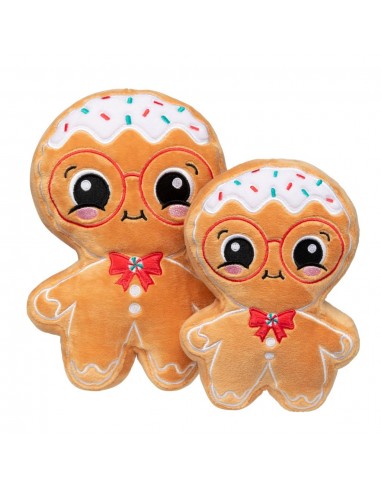 FuzzYard Jinglebread Weihnachts-Kuscheltier für Hunde (Größe S)