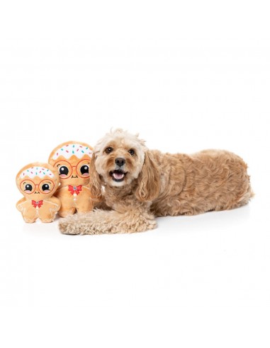 FuzzYard Jinglebread Weihnachts-Kuscheltier für Hunde (Größe S)
