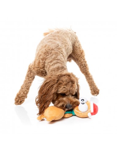 Weihnachts-Hundespielzeug aus Plüsch FuzzYard Monecka the Turkey