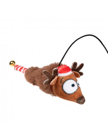 Weihnachtliche Katzenangel FuzzYard Run Away Reindeer