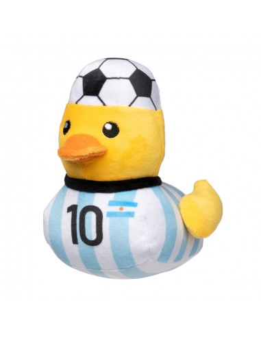 Plüschspielzeug für Hunde FuzzYard Fußball-Ente Argentinien Nr. 10 mit Quietscher