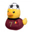 Plüschspielzeug für Hunde FuzzYard Fußball-Ente Belgien Nr. 7 mit Quietscher