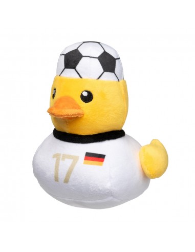 Plüschspielzeug für Hunde FuzzYard Fußball-Ente Deutschland Nr. 17 mit Quietscher
