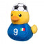 Plüschspielzeug für Hunde FuzzYard Fußball-Ente Italien Nr. 9 mit Quietscher