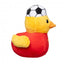 Kuscheltier für Hunde FuzzYard Fußball-Ente Spanien Nr. 19 mit Quietscher