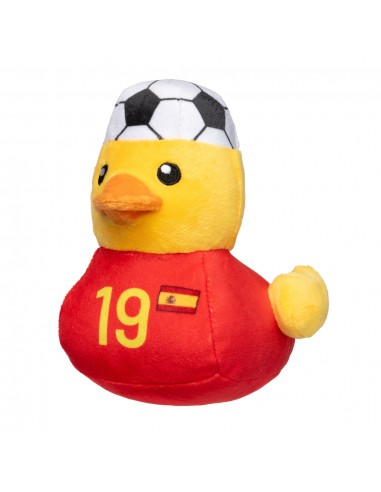 Kuscheltier für Hunde FuzzYard Fußball-Ente Spanien Nr. 19 mit Quietscher