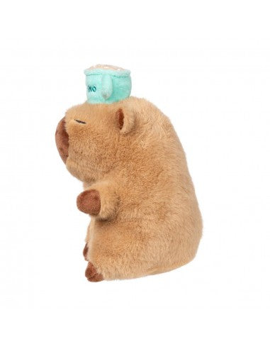 Kuscheltier für Hunde FuzzYard Happybaras Capy-Ccino mit Quietscher