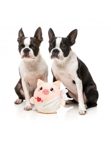 FuzzYard Love Cu-pig Plüschspielzeug für Hunde, Amor-Schweinchen