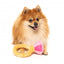 FuzzYard Love Diamond In The Ruff Ring Plüschspielzeug für Hunde, Diamantring
