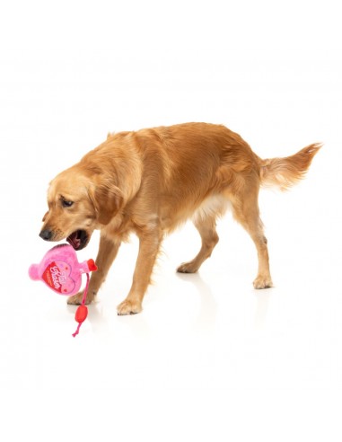 FuzzYard Love Tail Chaser Perfume Plüschspielzeug für Hunde, Parfümflakon