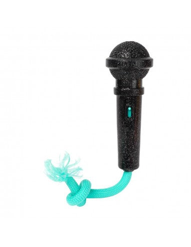 Hundespielzeug FuzzYard Mic Drop mit Seil und Quietscher