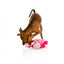 FuzzYard Kuscheltier Hund Nasties Flo mit Quietscher (Größe S)