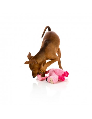 FuzzYard Kuscheltier Hund Nasties Flo mit Quietscher (Größe S)