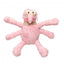 FuzzYard Kuscheltier Hund Nasties Scratchette rosa Floh (Größe L)