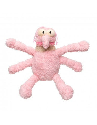FuzzYard Kuscheltier Hund Nasties Scratchette rosa Floh (Größe L)