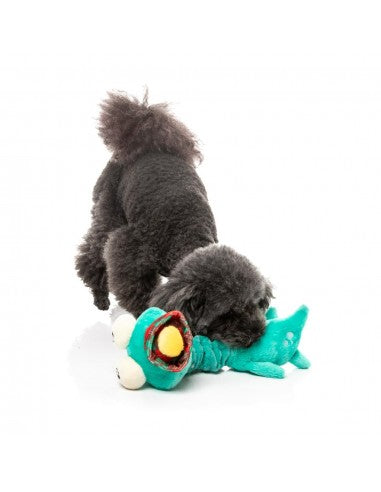 Kuscheltier für Hunde FuzzYard Neck Minnits Loch Neck Monster mit Stretchhals