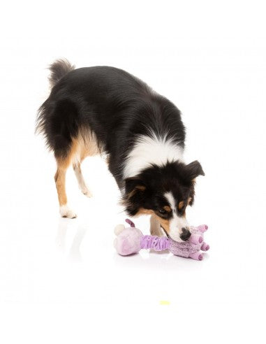 Kuscheltier für Hunde FuzzYard Neck Minnits Neckita Lama mit Stretchhals