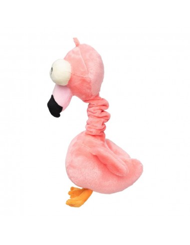 Kuscheltier für Hunde FuzzYard Neck Minnits Neckole Flamingo mit Stretchhals