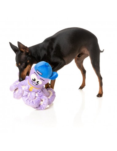 Plüsch-Hundespielzeug FuzzYard Octo-Pose Hip Hoptapus Krake mit Quietscher