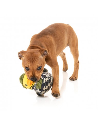 Plüsch-Hundespielzeug FuzzYard Commanduck Ente mit Quietscher