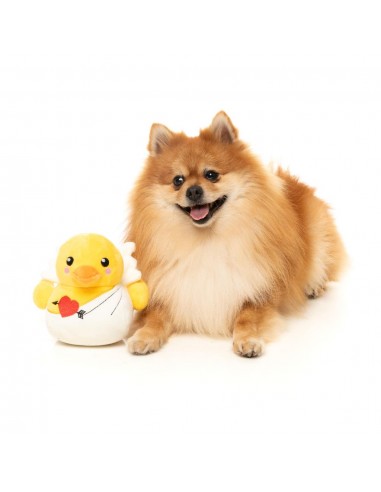 Plüsch-Hundespielzeug FuzzYard Cupid Duck Ente mit Quietscher
