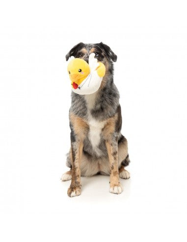 Plüsch-Hundespielzeug FuzzYard Cupid Duck Ente mit Quietscher