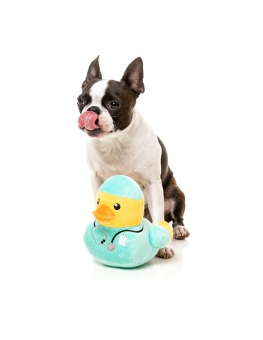 Plüsch-Hundespielzeug FuzzYard Ducktor Ente mit Quietscher