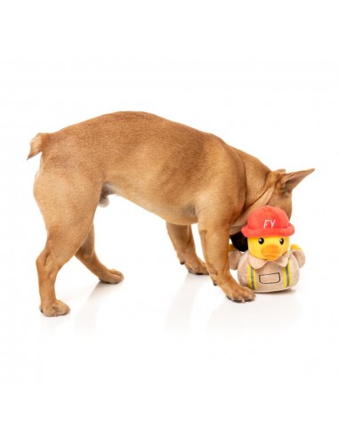 Plüschspielzeug für Hunde FuzzYard Ente Firequacker mit Quietscher