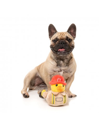 Plüschspielzeug für Hunde FuzzYard Ente Firequacker mit Quietscher