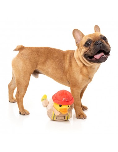 Plüschspielzeug für Hunde FuzzYard Ente Firequacker mit Quietscher