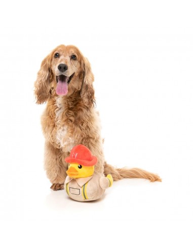 Plüschspielzeug für Hunde FuzzYard Ente Firequacker mit Quietscher