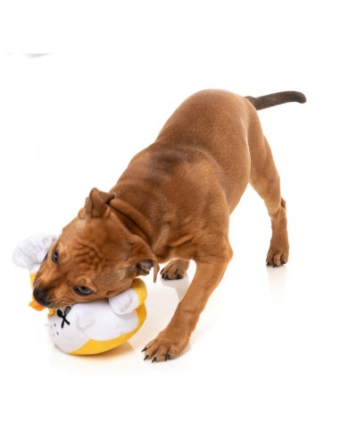Plüschspielzeug für Hunde FuzzYard Ente Gordon Quacksay mit Quietscher