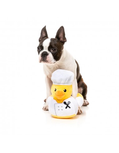 Plüschspielzeug für Hunde FuzzYard Ente Gordon Quacksay mit Quietscher