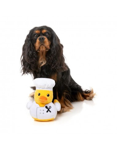 Plüschspielzeug für Hunde FuzzYard Ente Gordon Quacksay mit Quietscher