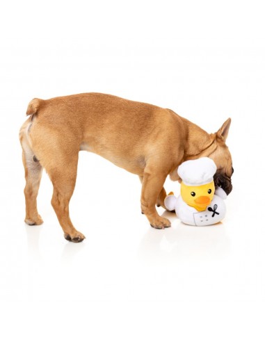Plüschspielzeug für Hunde FuzzYard Ente Gordon Quacksay mit Quietscher