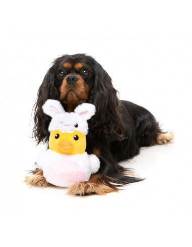 Plüschspielzeug für Hunde FuzzYard Hasen-Ente mit Quietscher