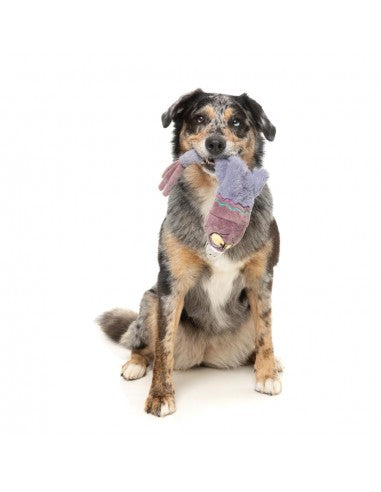 Plüsch-Hundespielzeug mit Quietscher FuzzYard The Yeetz Peace Out Pigeon