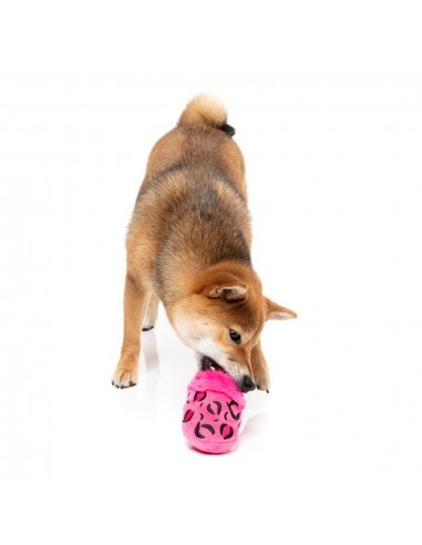 Plüsch-Hundespielzeug mit Quietscher FuzzYard Y2K Angel Slipper Hausschuh