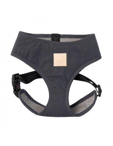FuzzYard Life Hundegeschirr aus Baumwolle, Slate Grey (Größe S)