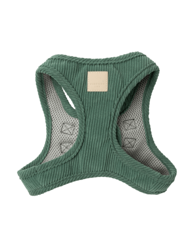 FuzzYard Life Step-in-Hundegeschirr aus Cord, Myrtle Green (Größe XXS)