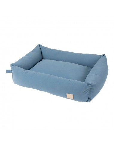 FuzzYard Life French Blue Hundebett aus Baumwolle (Größe M)